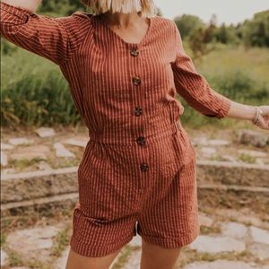 3/4 Sleeve Romper